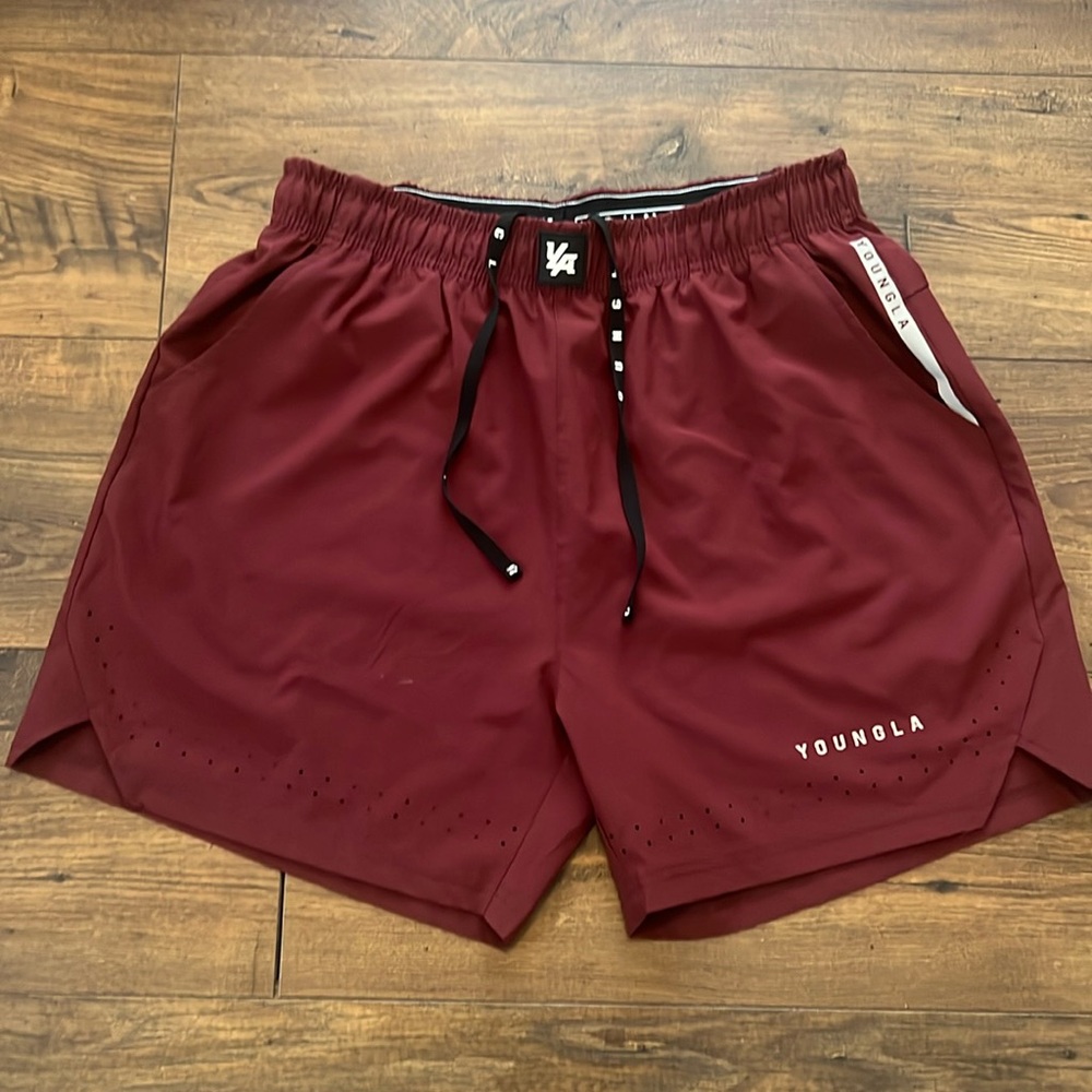 COPY - Red youngla shorts